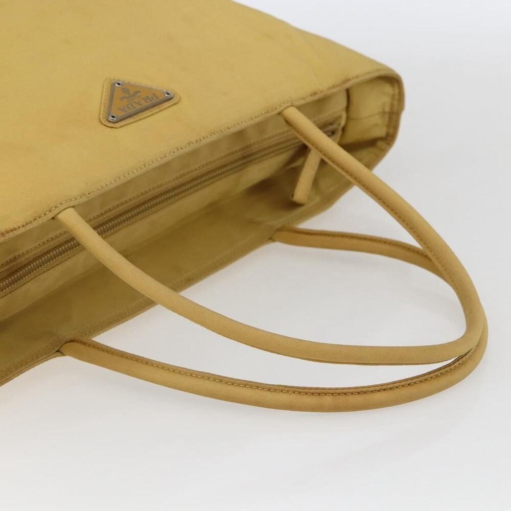 Prada Nylon Handbag Yellow - Picture 5 of 14